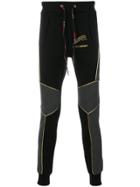 Plein Sport Panel Detailed Track Pants - Black