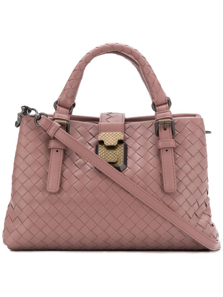 Bottega Veneta Woven Tote Bag - Pink