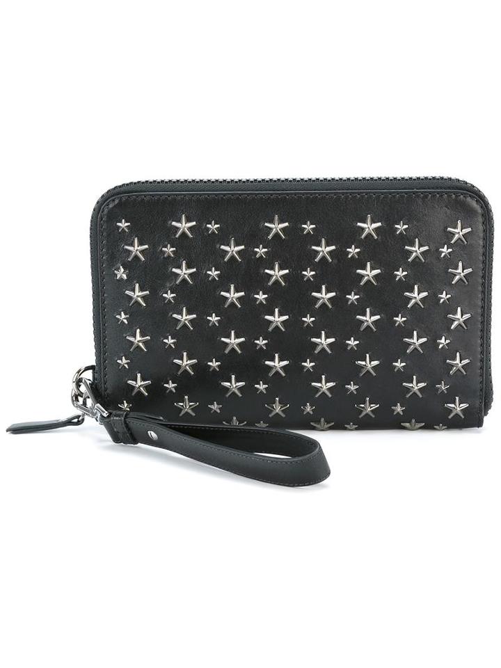 Jimmy Choo Carter Clutch, Men's, Black, Leather