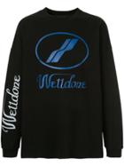 We11done Logo Sweatshirt - Black