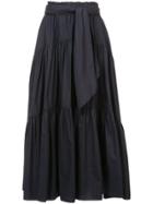 Proenza Schouler Long Cotton Skirt - Black