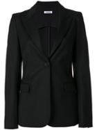 P.a.r.o.s.h. - Classic Blazer - Women - Polyester/spandex/elastane/wool - S, Black, Polyester/spandex/elastane/wool