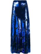 Filles A Papa 'mila' Sequined Skirt, Women's, Size: 1, Blue, Polyester/polyamide/spandex/elastane