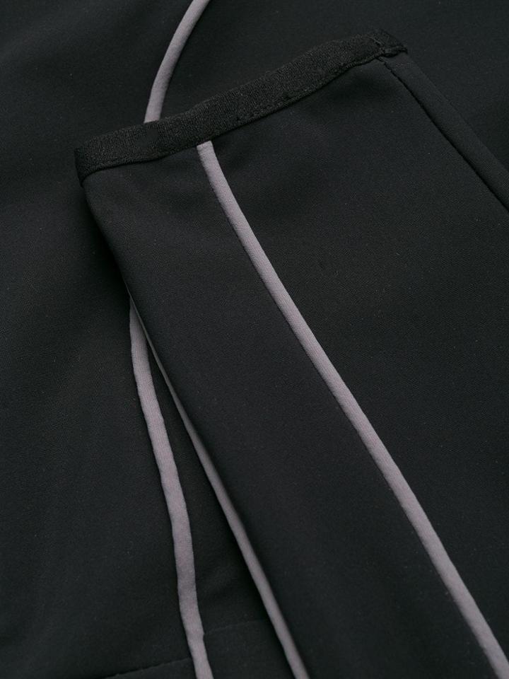 A-cold-wall* Contrast Piping Sport Leggings - Black