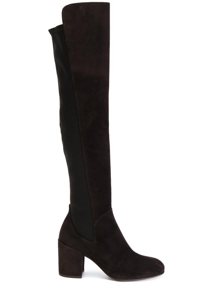 Stuart Weitzman Halftime Stretch Boots - Brown