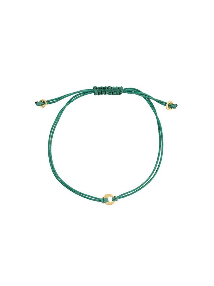 Natasha Collis Nugget Friendship Bracelet, Women's, Green