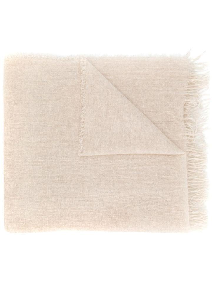 Forte Forte Long Draped Scarf - Neutrals