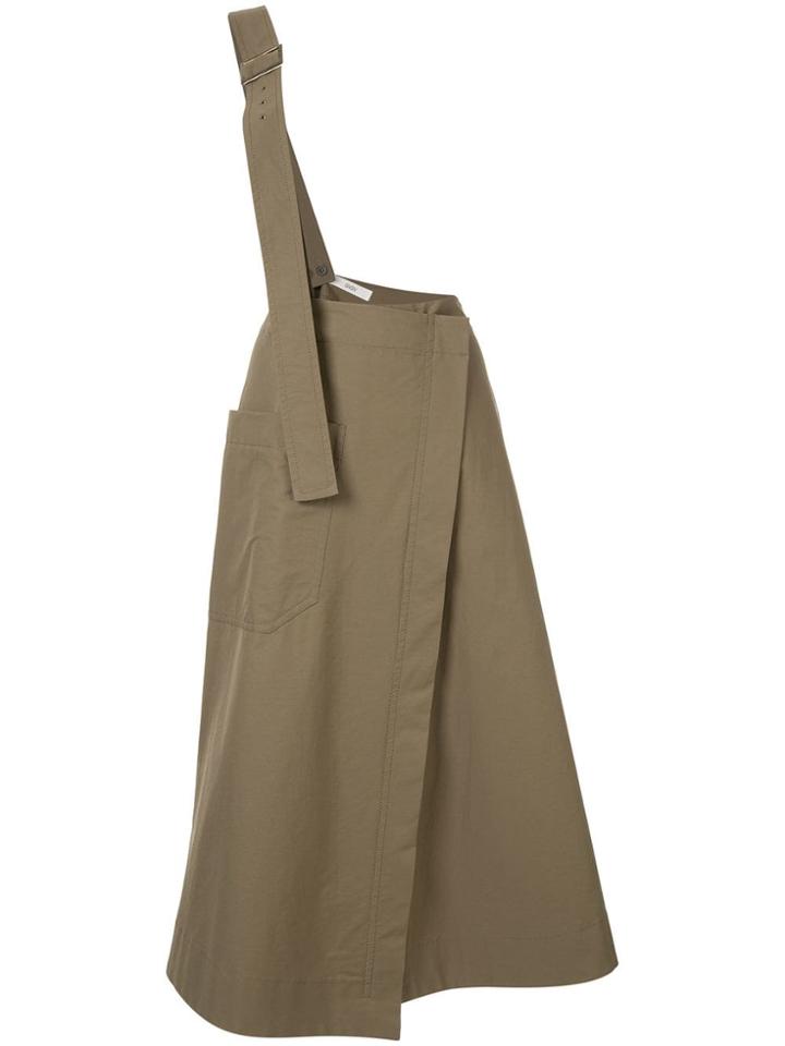 G.v.g.v. Single Suspender Twill Skirt - Green