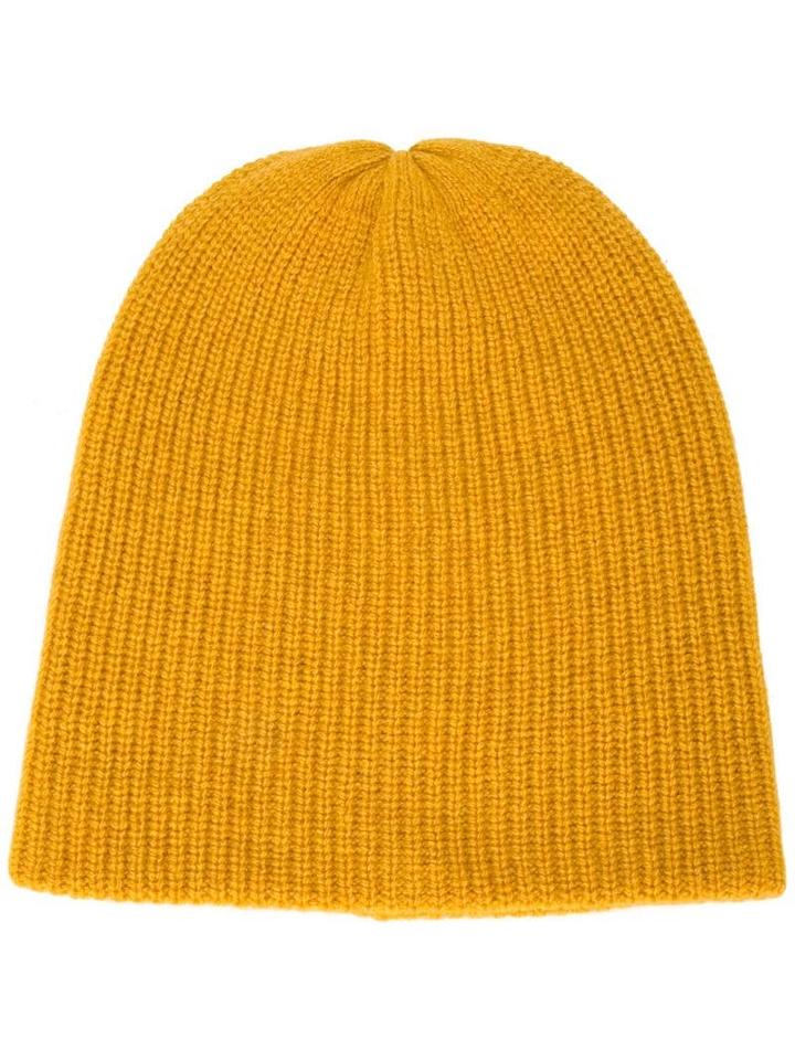 The Elder Statesman Watchman Cap - Yellow