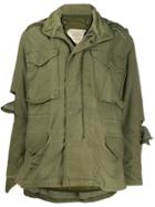 R13 Multi-pocket Detail Jacket - Green