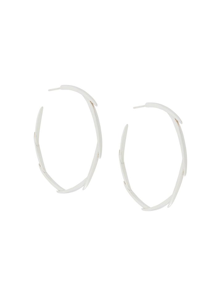 Niomo Brahea Large Hoops - Metallic