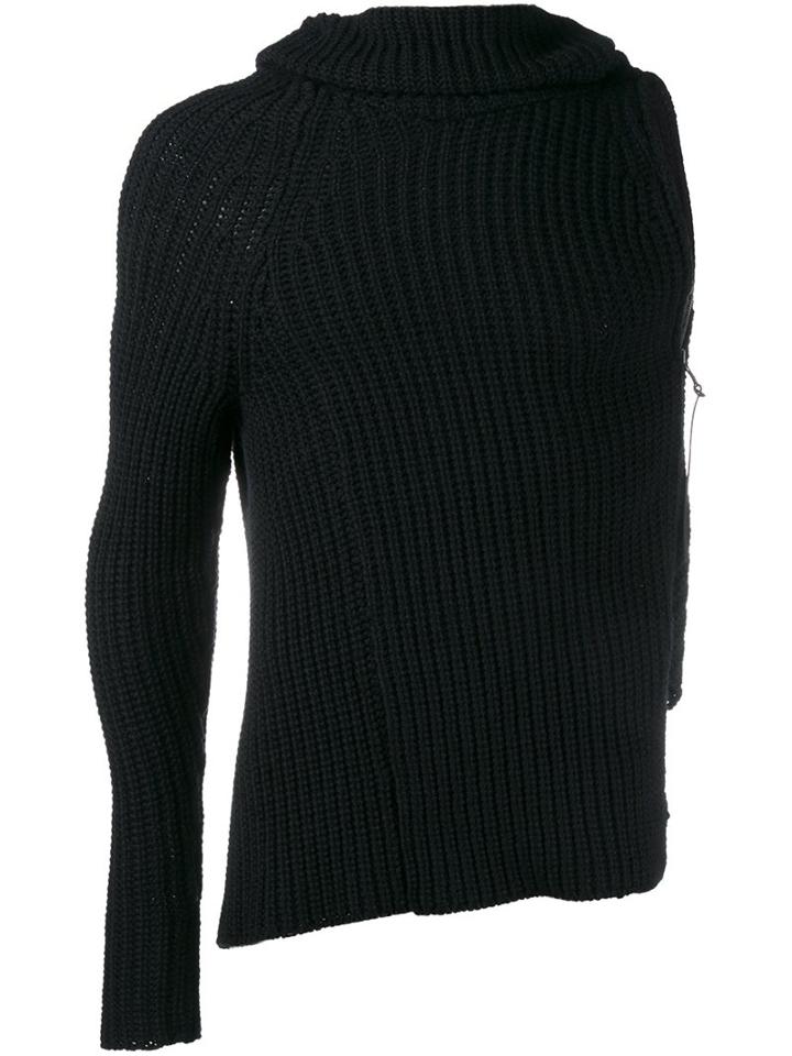 The Viridi-anne One Arm Jumper, Men's, Size: 1, Black, Wool