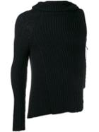 The Viridi-anne One Arm Jumper, Men's, Size: 1, Black, Wool