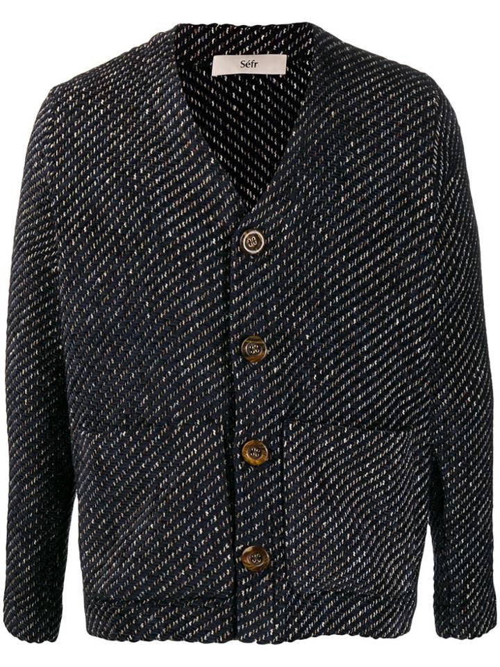 Séfr Gote Knit Cardigan - Blue