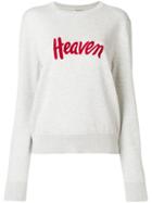 Saint Laurent Heaven Knitted Jumper - Grey