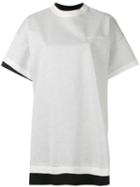 Vetements Oversized Layered T-shirt, Women's, Size: Small, White, Cotton