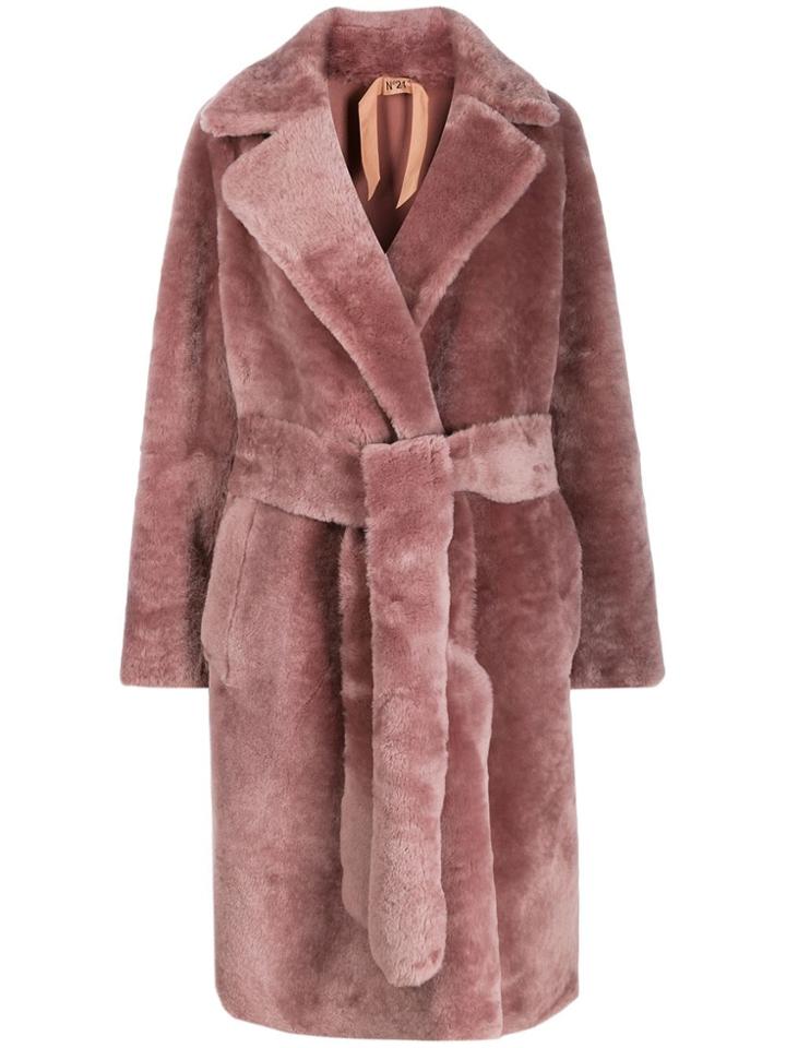 Nº21 Cappotto Pelliccia - Pink