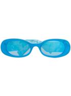 Gucci Eyewear Oval Frame Sunglasses - Blue