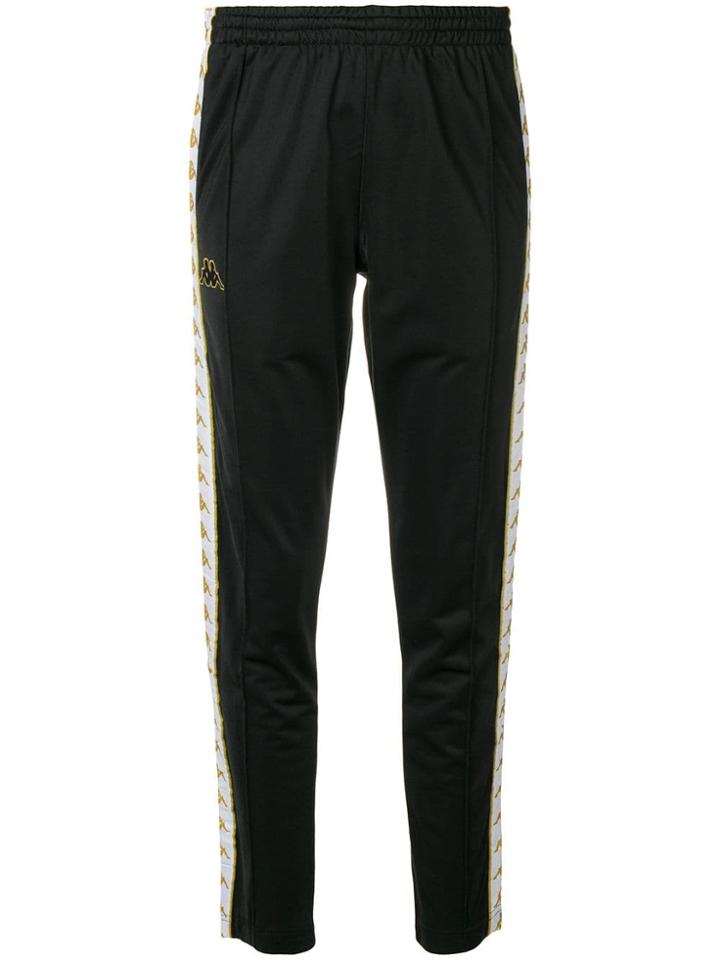 Kappa Side-stripe Track Trousers - Black