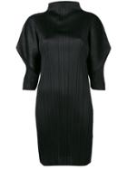 Pleats Please By Issey Miyake Short Fitted Dress - Black
