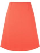 Anteprima Plain A-line Skirt - Orange