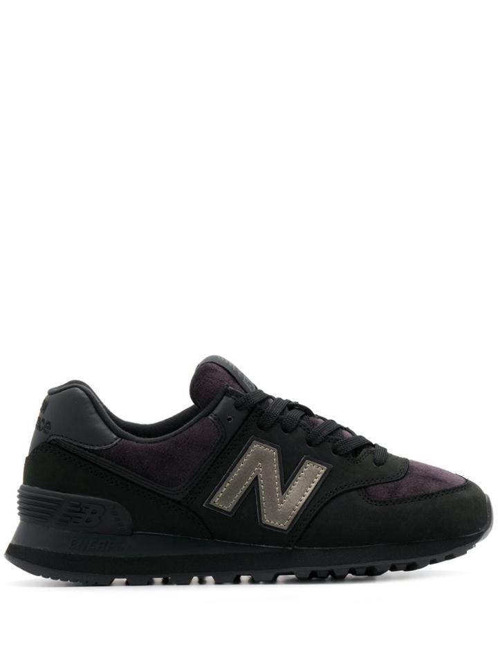 New Balance 574 Lace-up Sneakers - Black