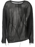 Rundholz Black Label Mesh Top - Grey