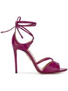 Aquazzura Nathalie 105 Sandals - Pink & Purple