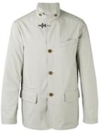 Fay Buttoned High Collar Jacket, Men's, Size: Xxl, Nude/neutrals, Cotton/polyamide/polyester/polyurethane