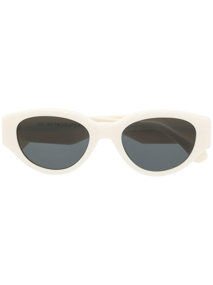 Retrosuperfuture Drew Mama Sunglasses - White