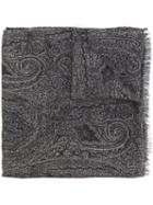 Etro - Printed Scarf - Men - Modal/cashmere - One Size, Grey, Modal/cashmere