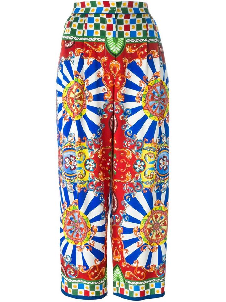 Dolce & Gabbana Carretto Print Culottes