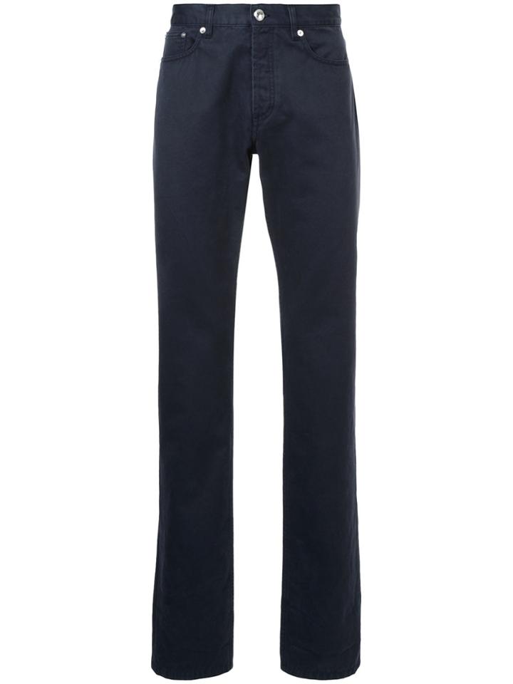 A.p.c. Straight Leg Trousers - Blue