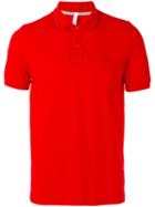 Sun 68 - Contrast Logo Polo Shirt - Men - Cotton/spandex/elastane - L, Red, Cotton/spandex/elastane
