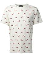 Christopher Raeburn 'snow Leopard' T-shirt, Men's, Size: Small, White, Cotton