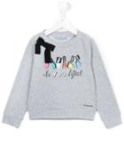 Simonetta Girls Print Sweatshirt, Girl's, Size: 12 Yrs, Grey