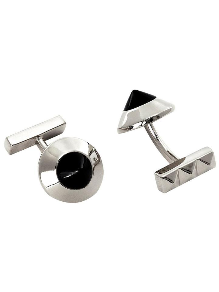 Lara Bohinc Eye Cufflinks, Adult Unisex, Metallic, Sterling Silver