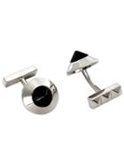Lara Bohinc Eye Cufflinks, Adult Unisex, Metallic, Sterling Silver