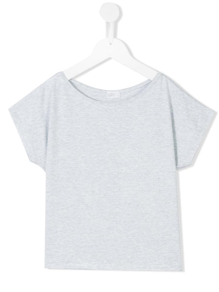 Violeta E Federico - Short-sleeved T-shirt - Kids - Viscose - 10 Yrs, Girl's, Grey