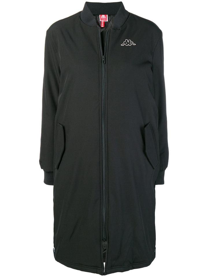 Kappa Logo Oversized Jacket - Black
