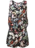 Valentino 'fantastic Animals' Playsuit