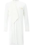 Aganovich - Long Shirt - Men - Cotton - 48, White, Cotton
