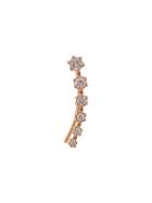 Sara Weinstock 18kt Rose Gold 6 Diamond Ear Wire - Metallic