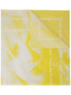 Takahiromiyashita The Soloist The Grunge Years Printed Scarf - Yellow