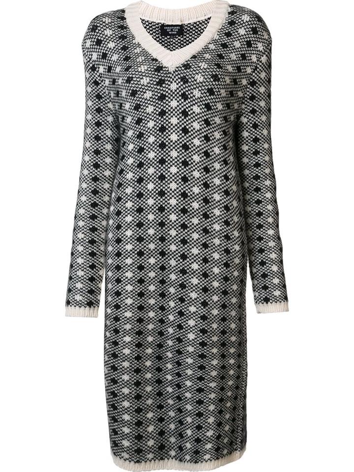 Creatures Of The Wind Long V-neck Tunic, Women's, Size: Small, White, Nylon/angora