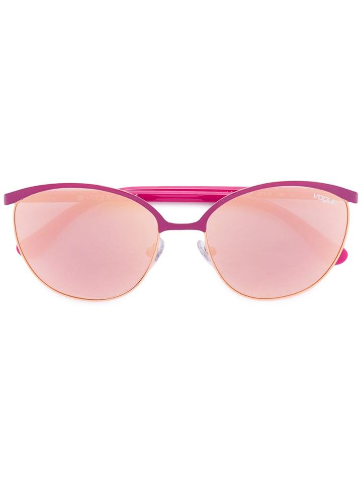 Vogue Eyewear Half Frame Sunglasses - Pink