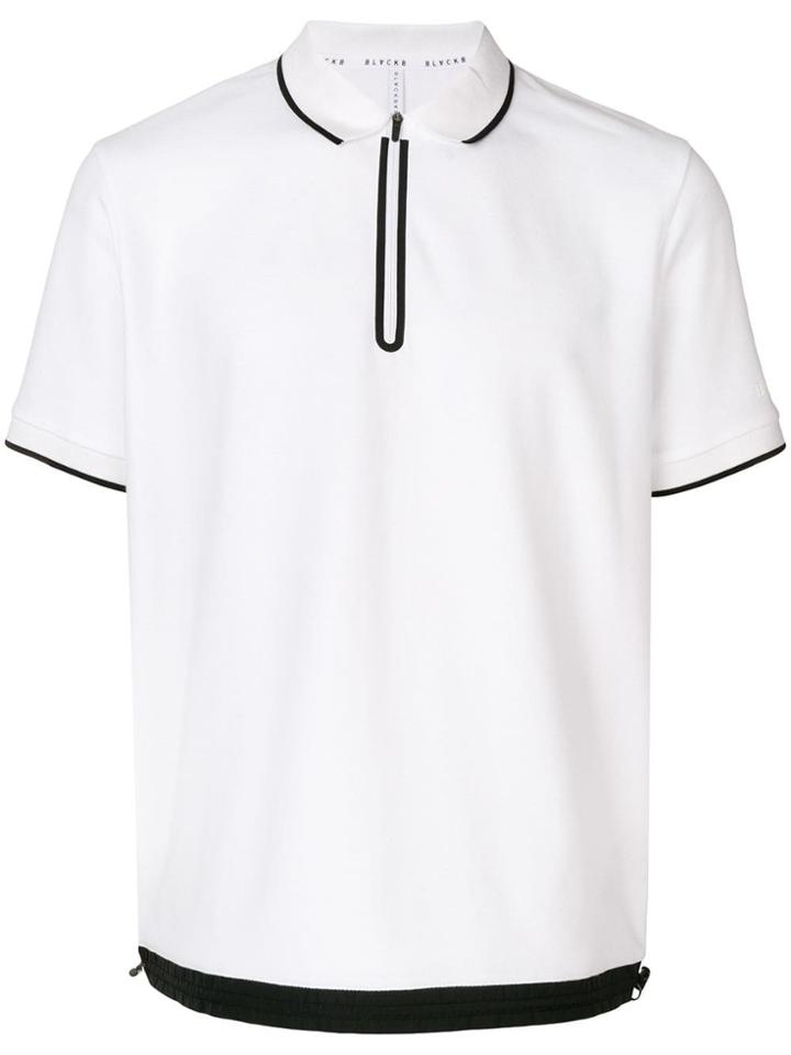 Blackbarrett Half-zip Polo Shirt - White