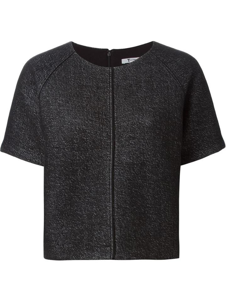 T By Alexander Wang Shortsleeved Boxy Top