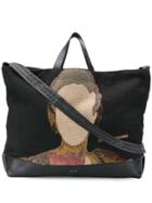 Off-white Mariana Portrait Tote Bag - Black