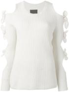 Zoe Jordan Lovelace Knit Dress, Women's, Size: S/m, White, Cashmere/wool